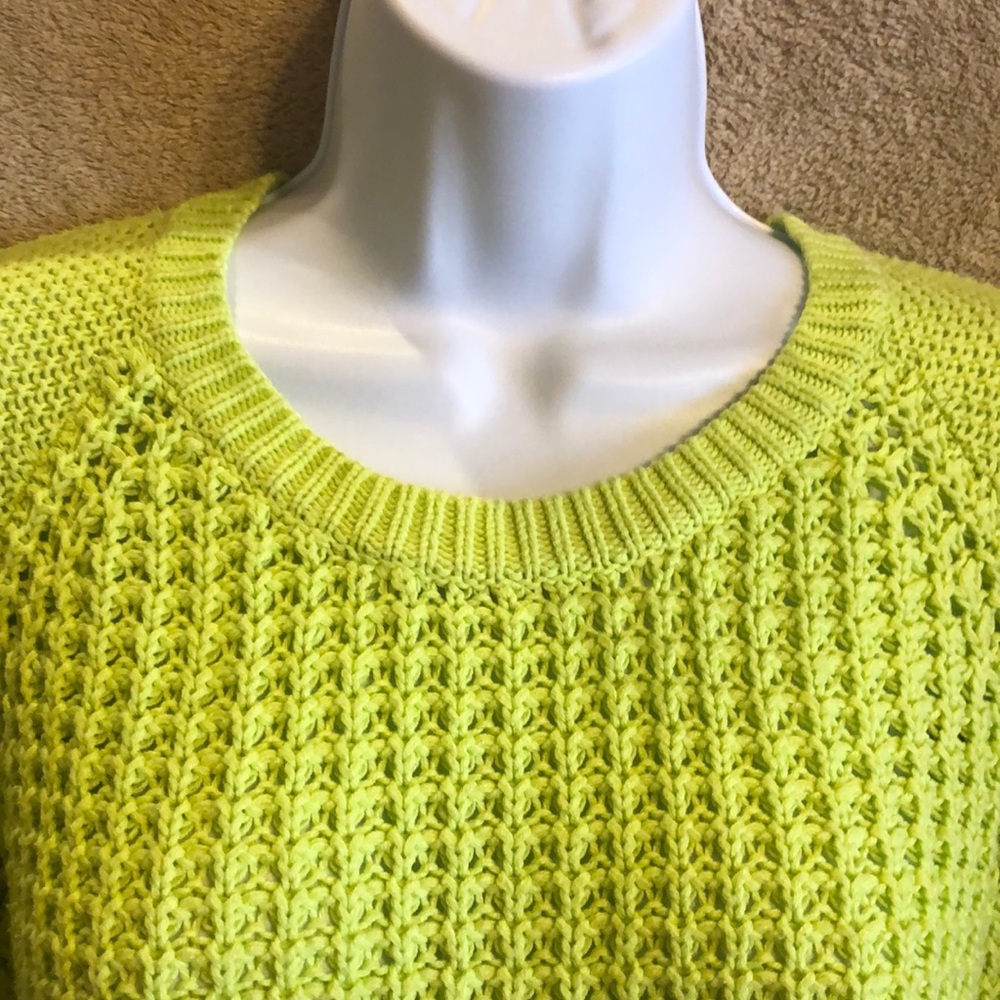 Bright colored knit sweater size small